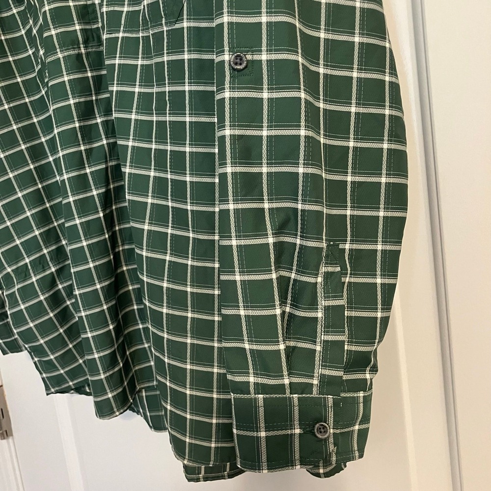 Eddie Bauer Travex Classic Fit Hiking Shirt Green Plaid Button Up
Outdoors 2XL - Picture 8 of 9